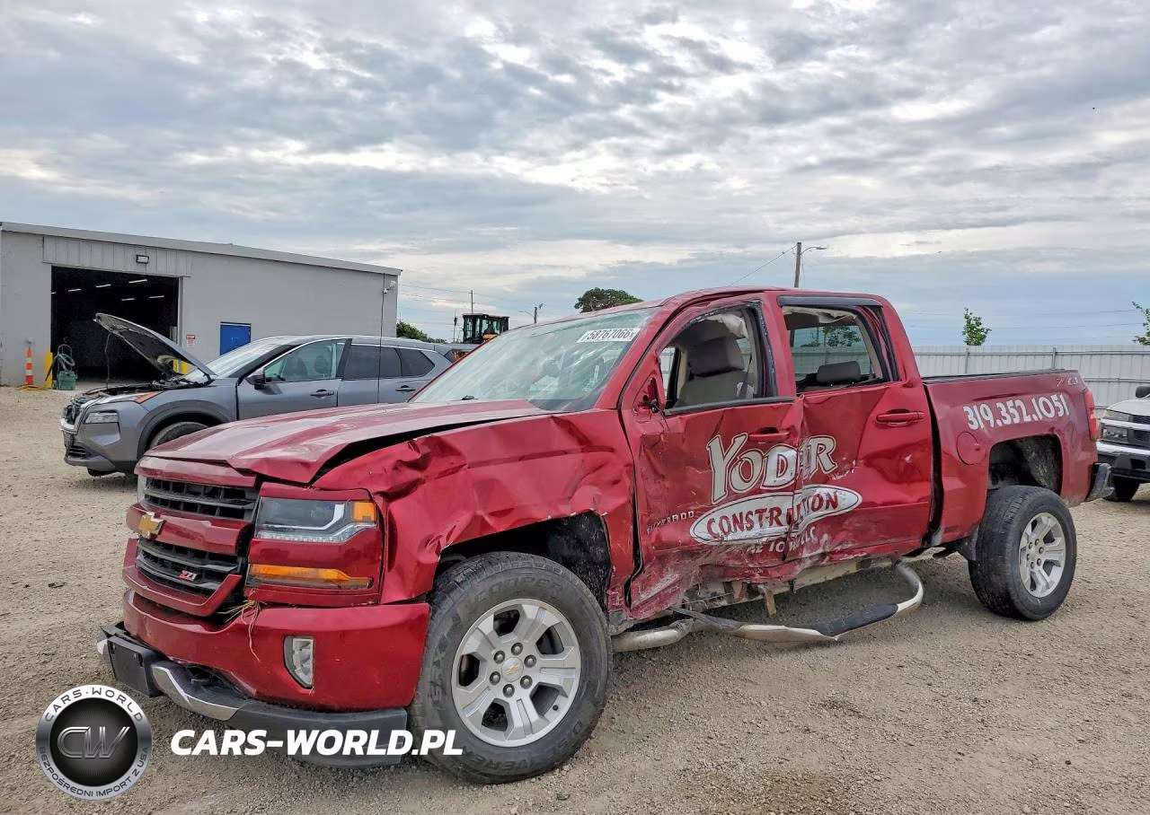2018 Chevrolet Silverado K1500 Lt VIN:3GCUKREC8JG155735 - 1