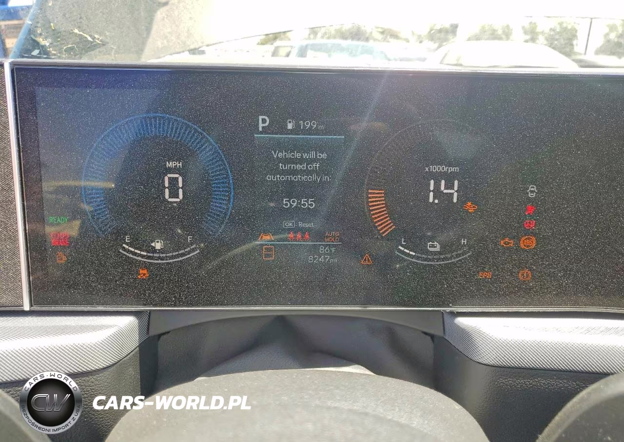 2026 Hyundai Sonata Hybrid Blue VIN:KMHL24JJ6TA148458 - 9