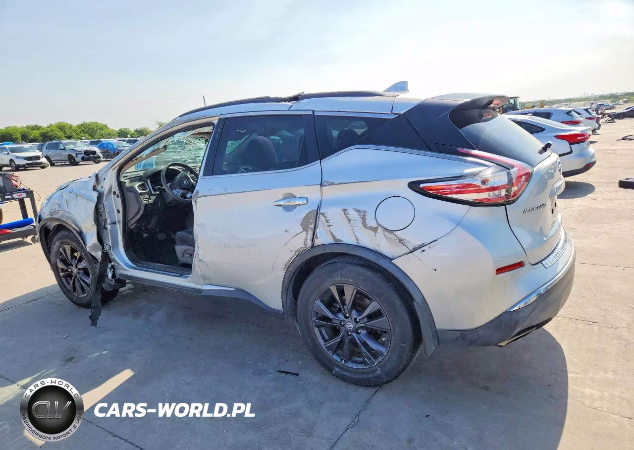 2017 Nissan Murano Sv VIN:5N1AZ2MG7HN170492 - 2