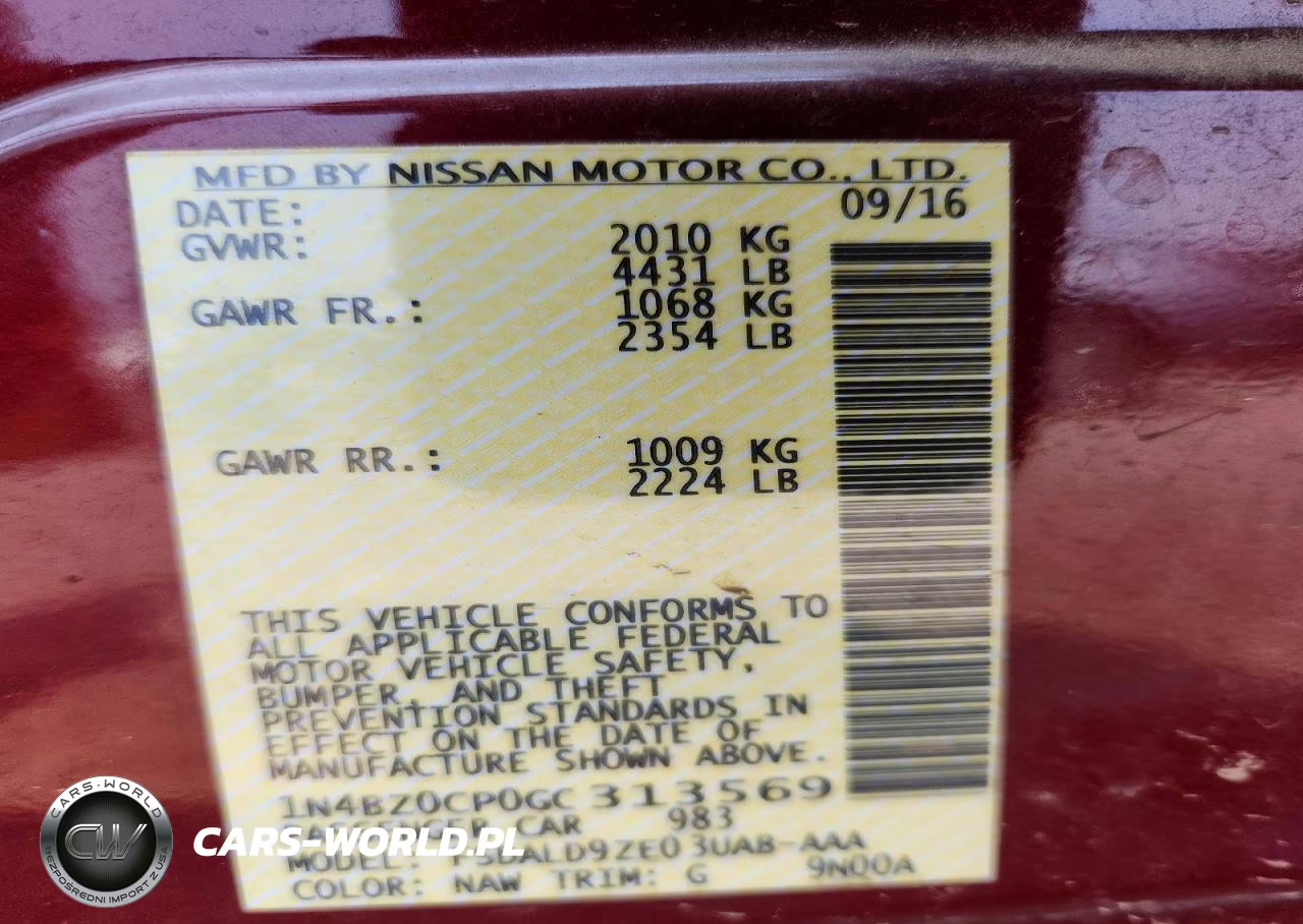 2016 Nissan Leaf Sv VIN:1N4BZ0CP0GC313569 - 12