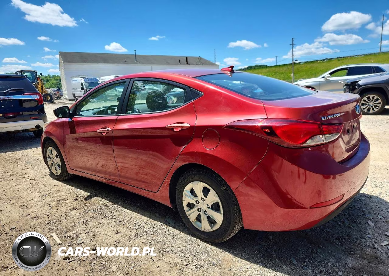2016 Hyundai Elantra Se VIN:5NPDH4AE0GH757831 - 2