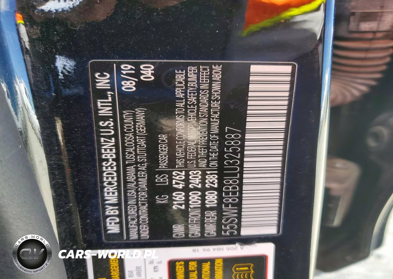 2020 Mercedes-Benz C 300 4Matic VIN:55SWF8EB8LU325887 - 12