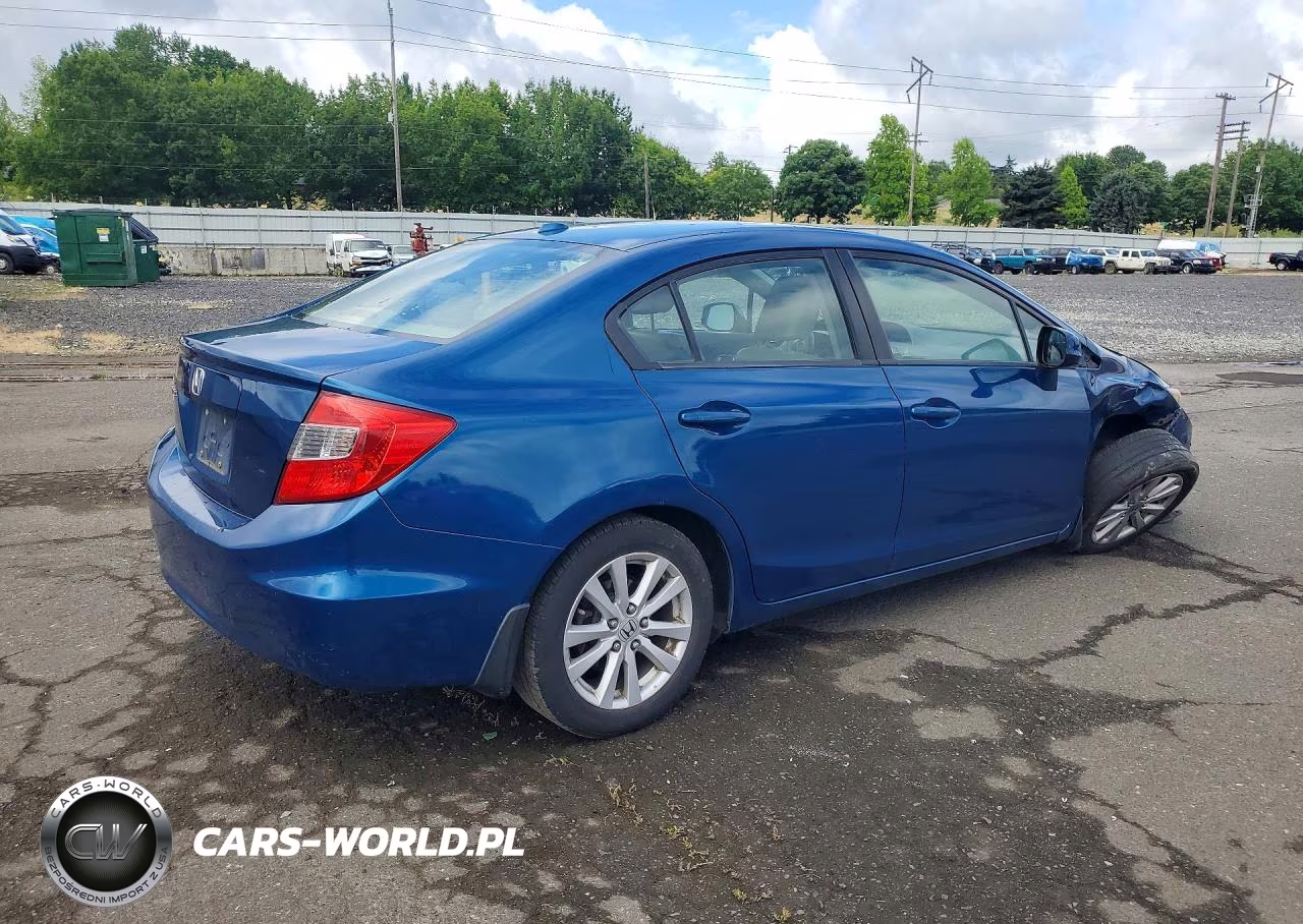 2012 Honda Civic Exl VIN:2HGFB2F99CH537991 - 3