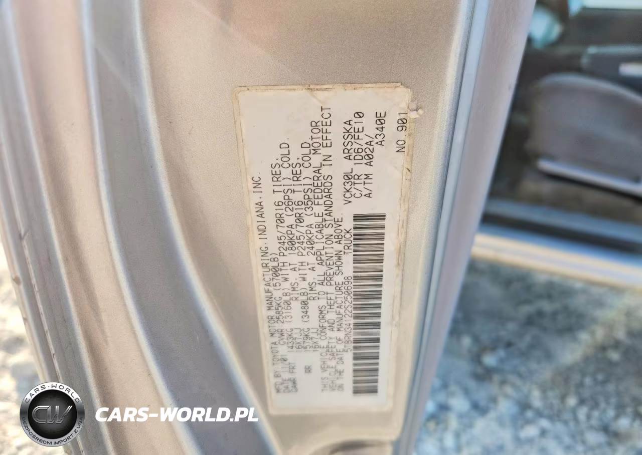 2002 Toyota Tundra VIN:5TBRN34122S250698 - 12