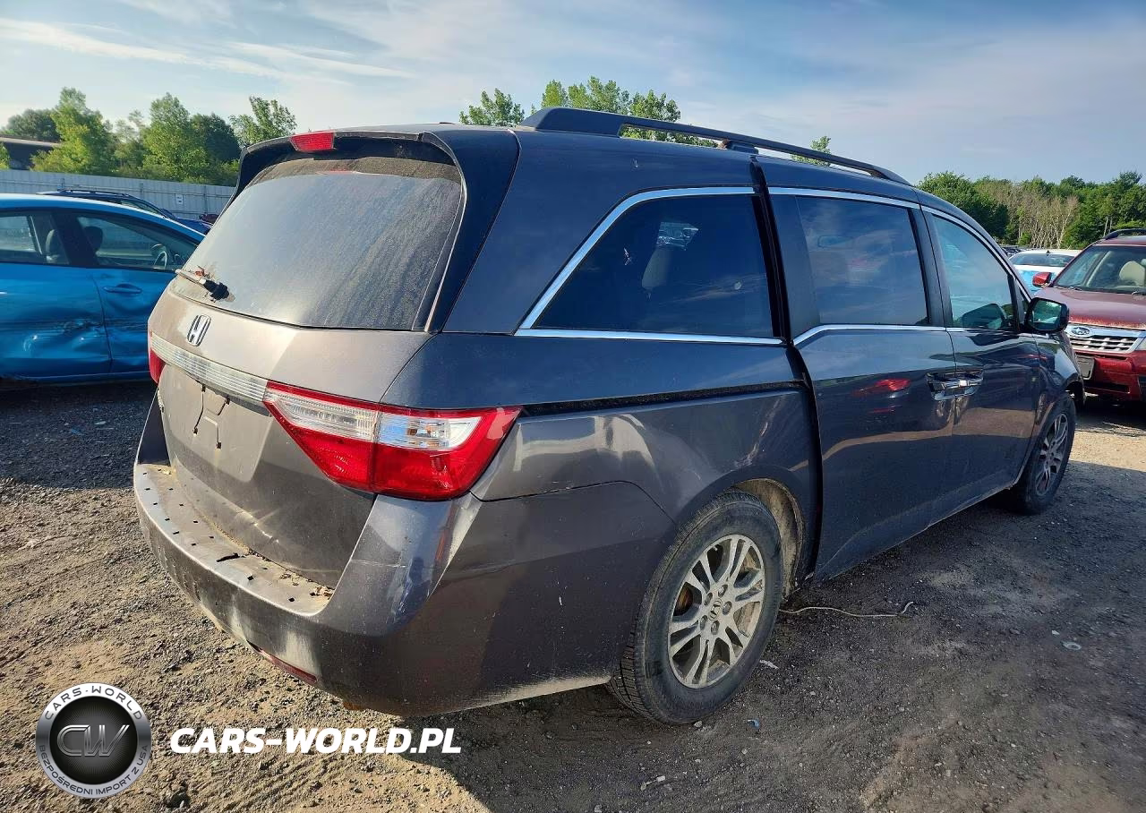 2012 Honda Odyssey Exl VIN:5FNRL5H65CB115252 - 3