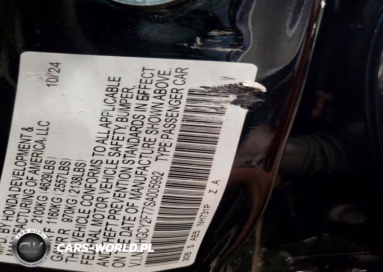 2025 Honda Accord Hybrid Sport-L VIN:1HGCY2F77SA005992 - 12