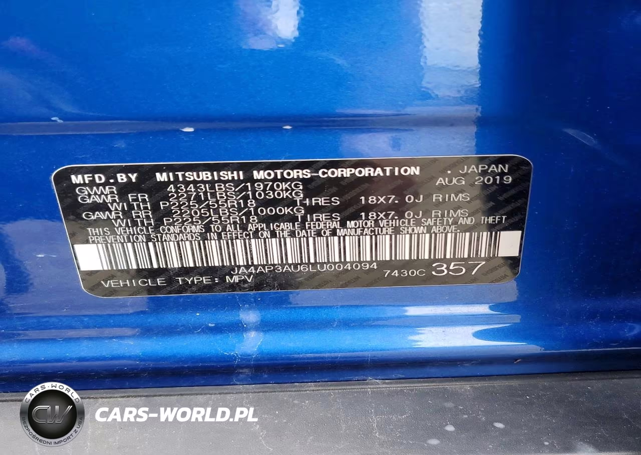 2020 Mitsubishi Outlander Sport Es VIN:JA4AP3AU6LU004094 - 13