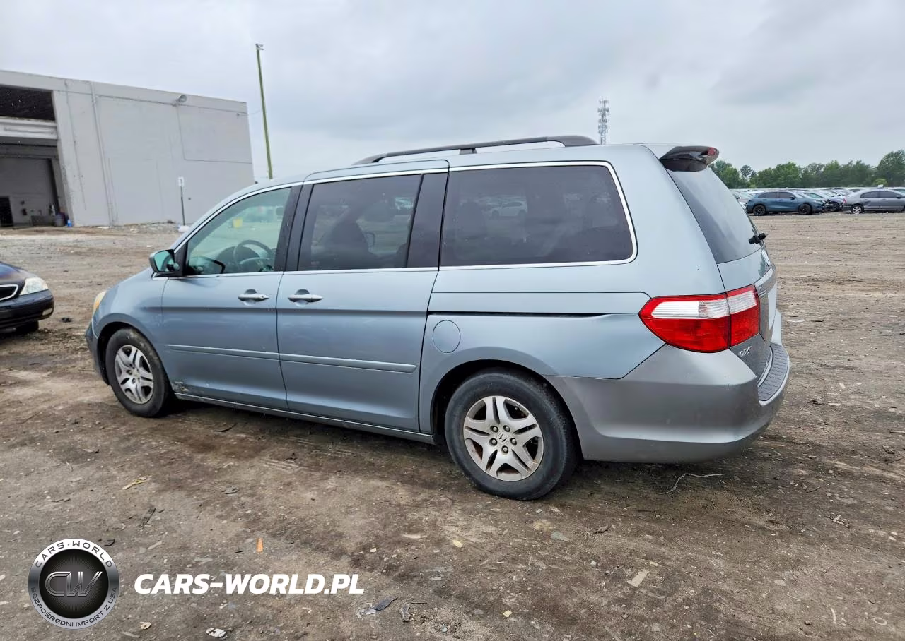 2007 Honda Odyssey Exl VIN:5FNRL38717B013398 - 2