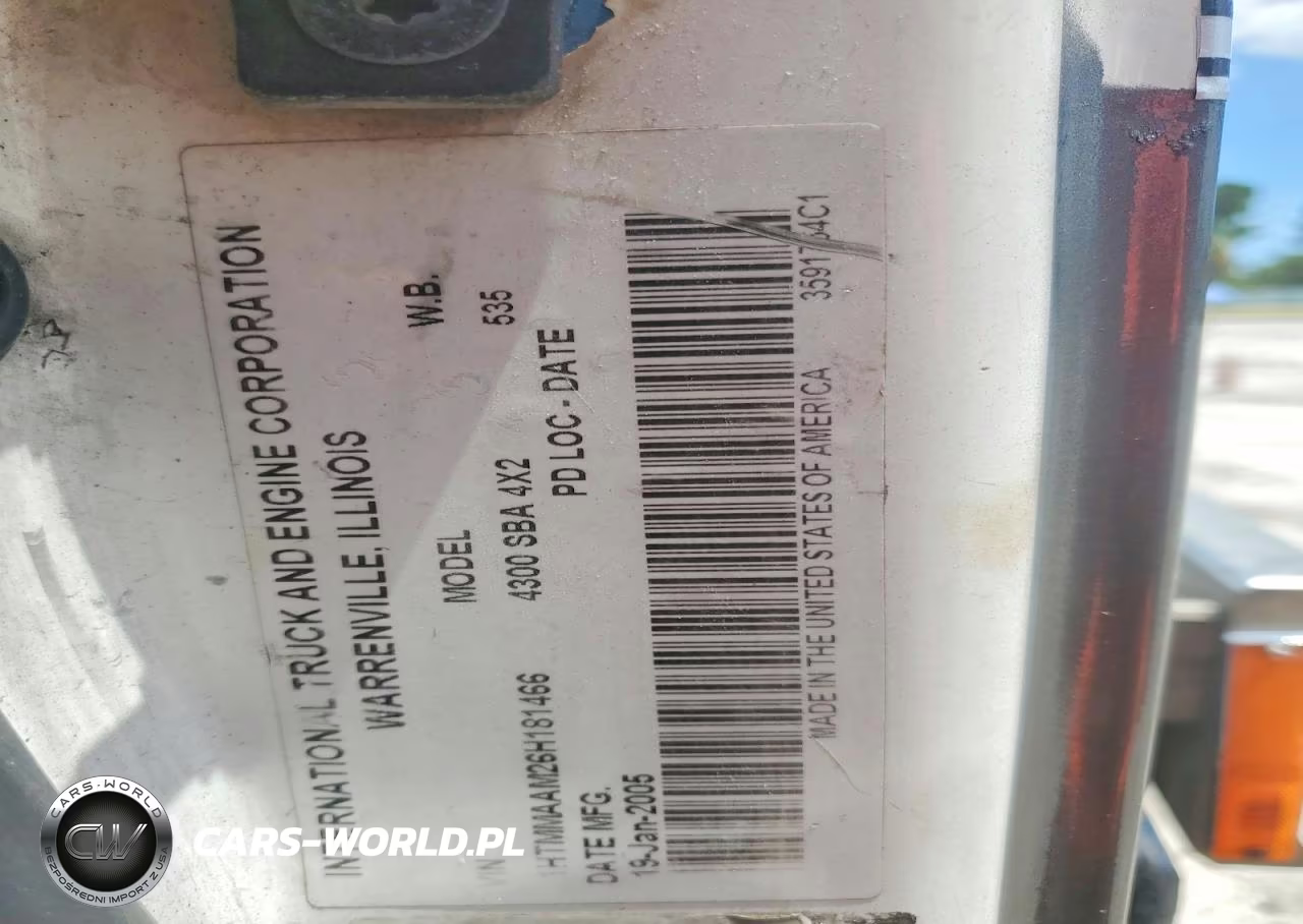 2006 International 4000 4300 VIN:1HTMMAAM26H181466 - 10