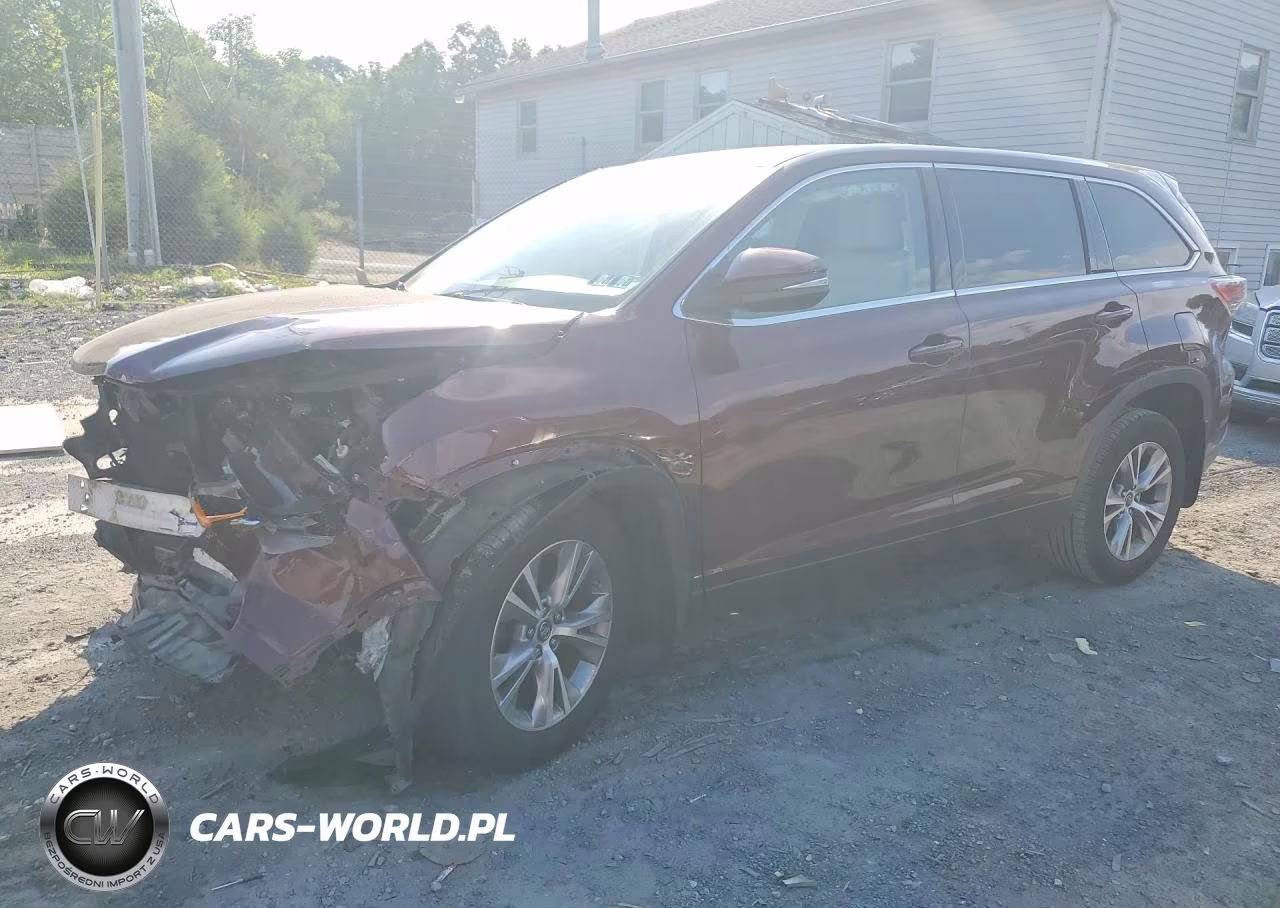 2016 Toyota Highlander Le Plus – zdjęcie 1 z 14