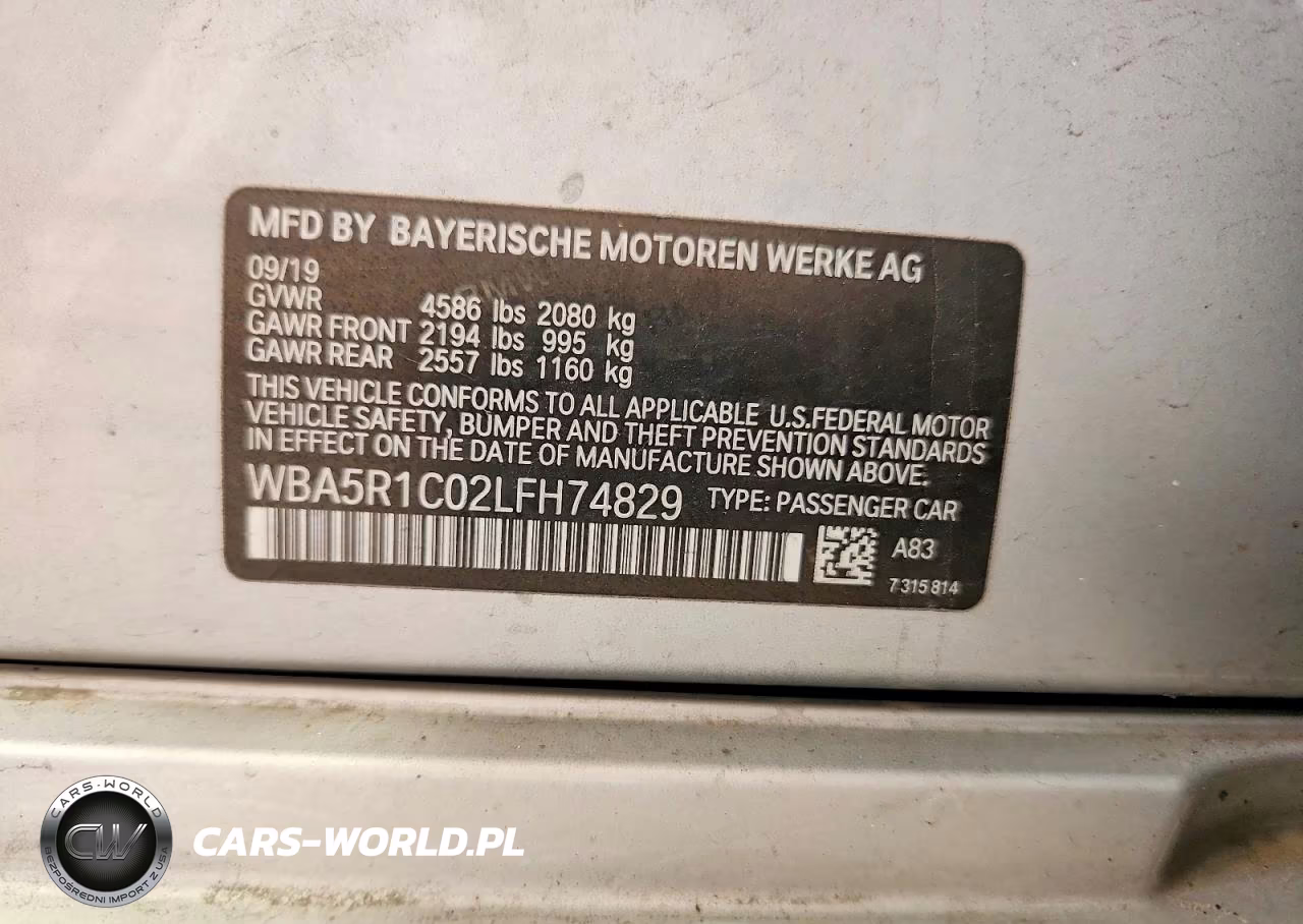 2020 BMW 330I VIN:WBA5R1C02LFH74829 - 12