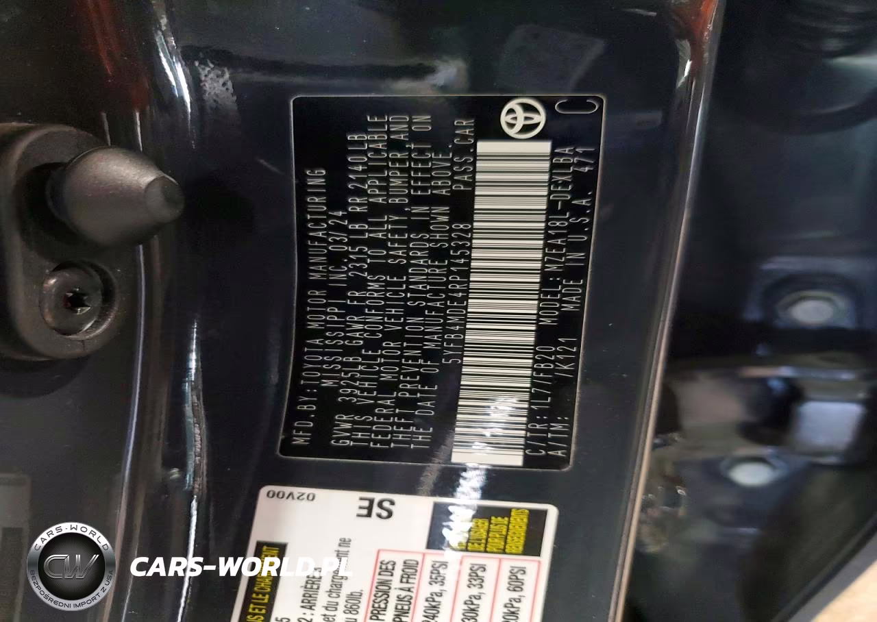 2024 Toyota Corolla Le VIN:5YFB4MDE4RP145328 - 12