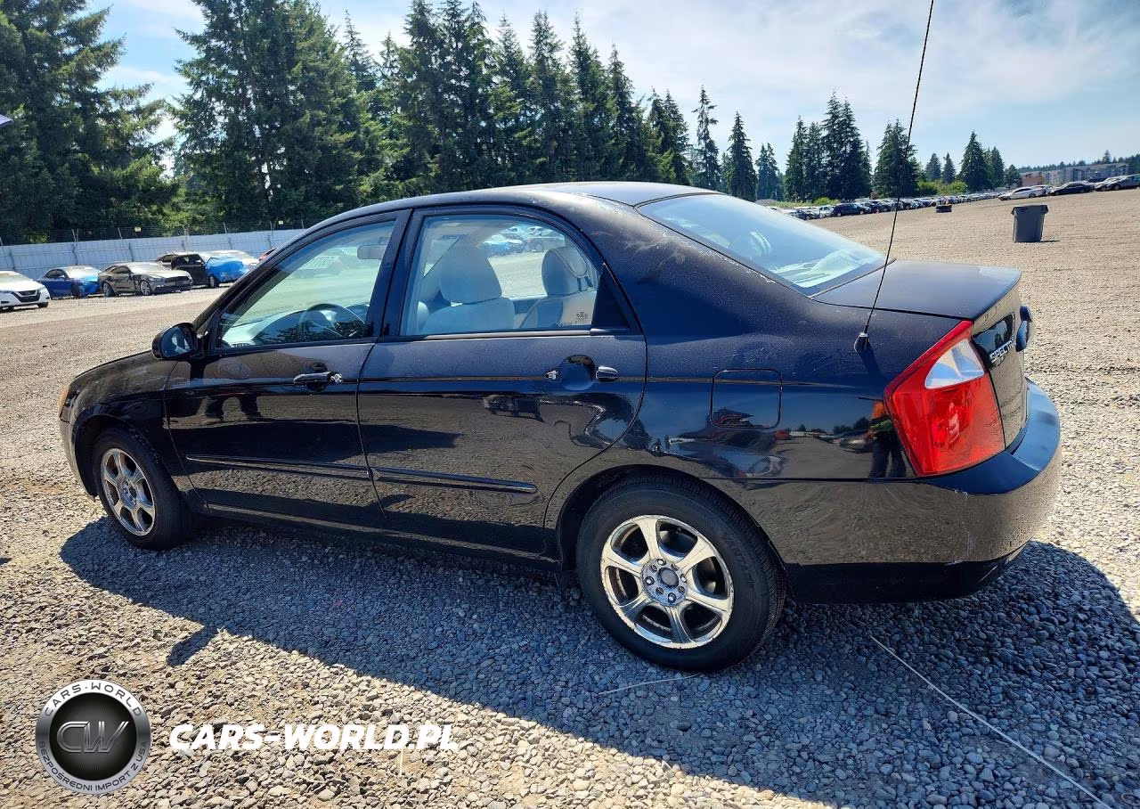 2005 Kia Spectra Lx VIN:KNAFE121555092723 - 2