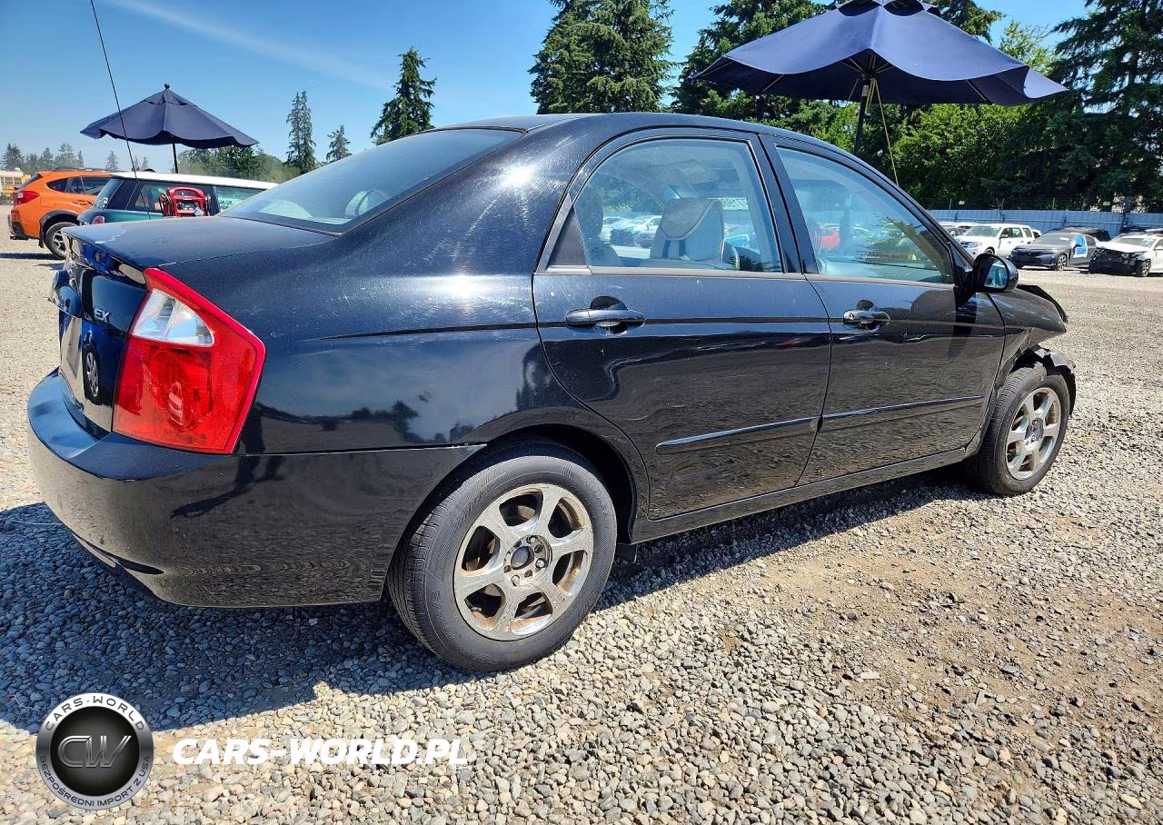 2005 Kia Spectra Lx VIN:KNAFE121555092723 - 3