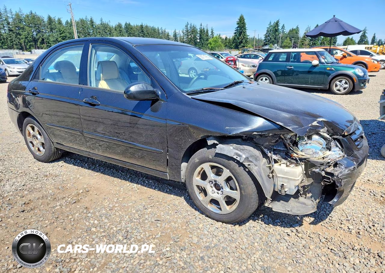 2005 Kia Spectra Lx VIN:KNAFE121555092723 - 4