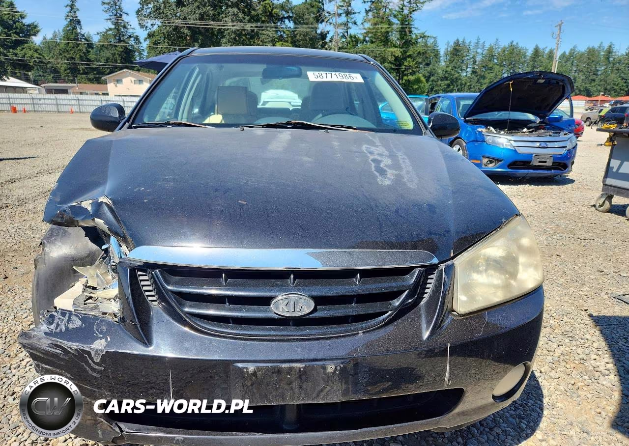 2005 Kia Spectra Lx VIN:KNAFE121555092723 - 5