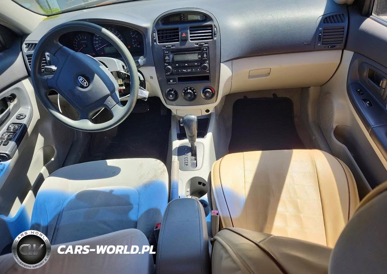 2005 Kia Spectra Lx VIN:KNAFE121555092723 - 8