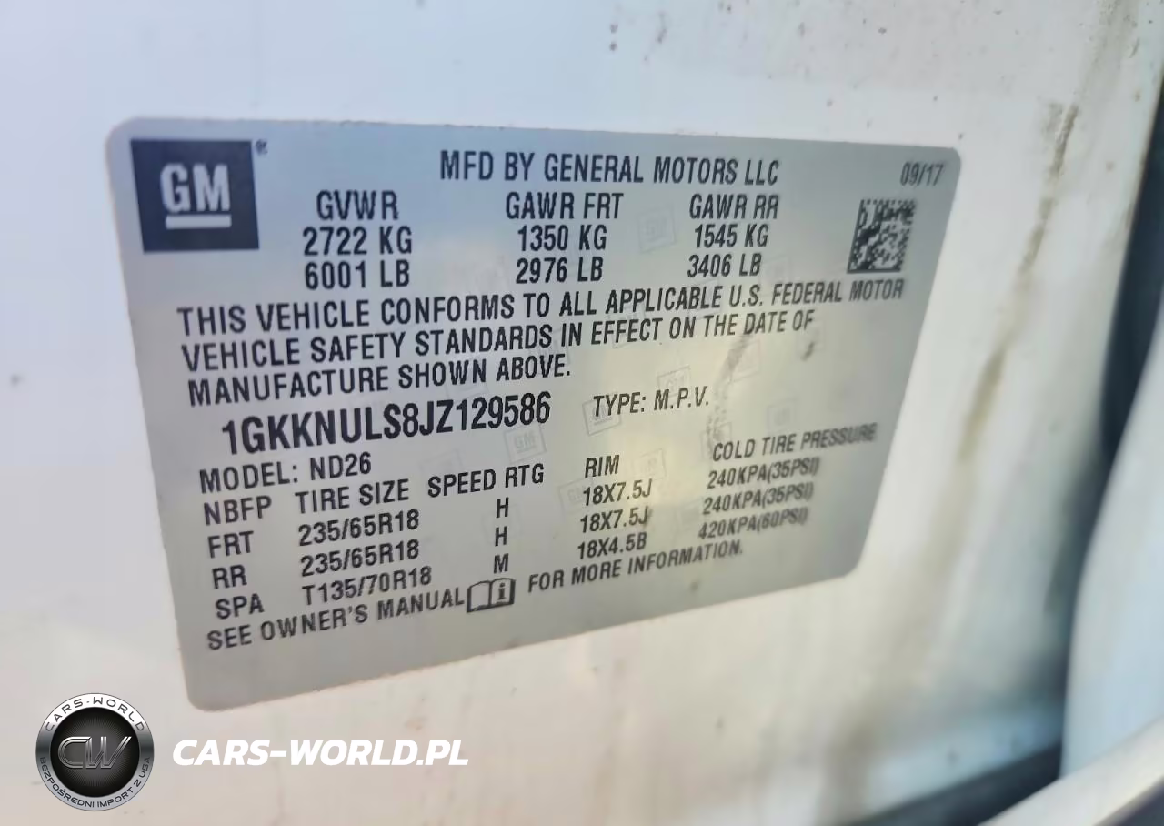 2018 GMC Acadia Slt-1 VIN:1GKKNULS8JZ129586 - 12
