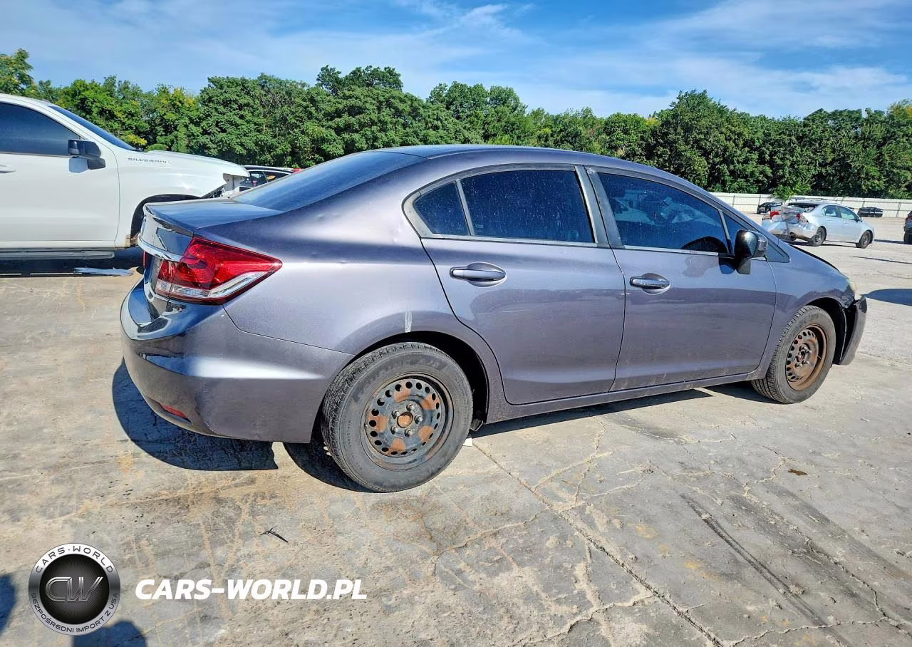 2014 Honda Civic Lx VIN:19XFB2F57EE012373 - 3