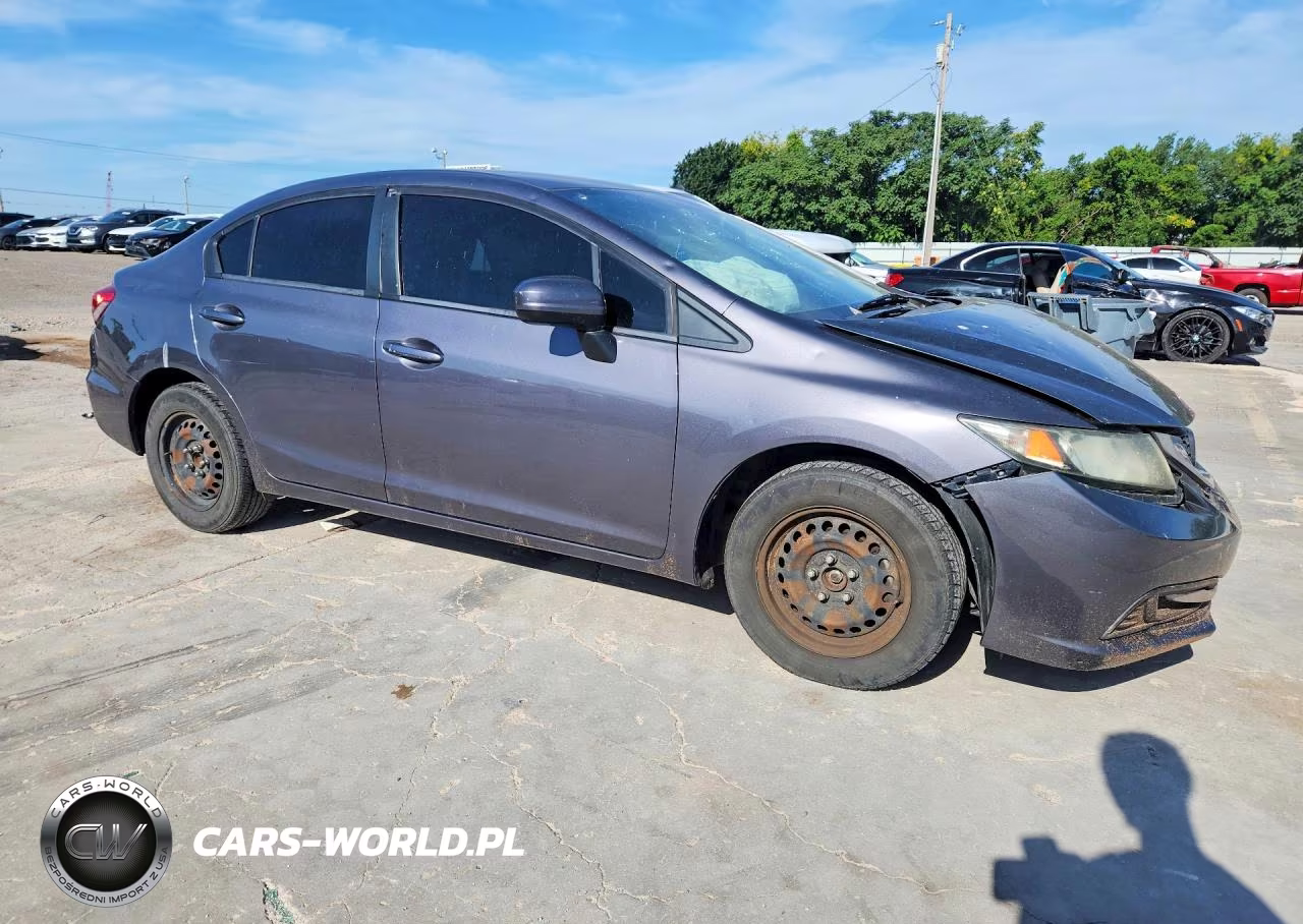 2014 Honda Civic Lx VIN:19XFB2F57EE012373 - 4