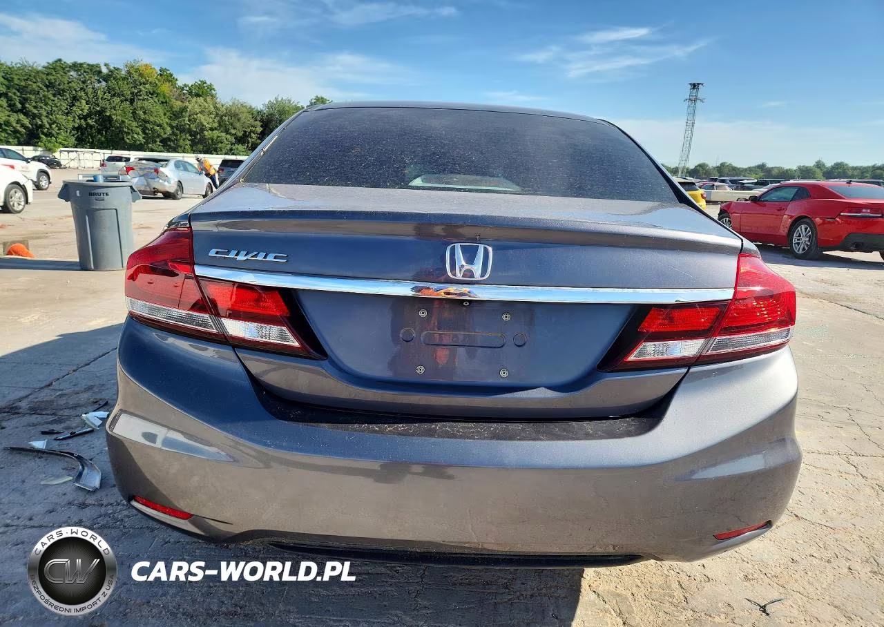 2014 Honda Civic Lx VIN:19XFB2F57EE012373 - 6