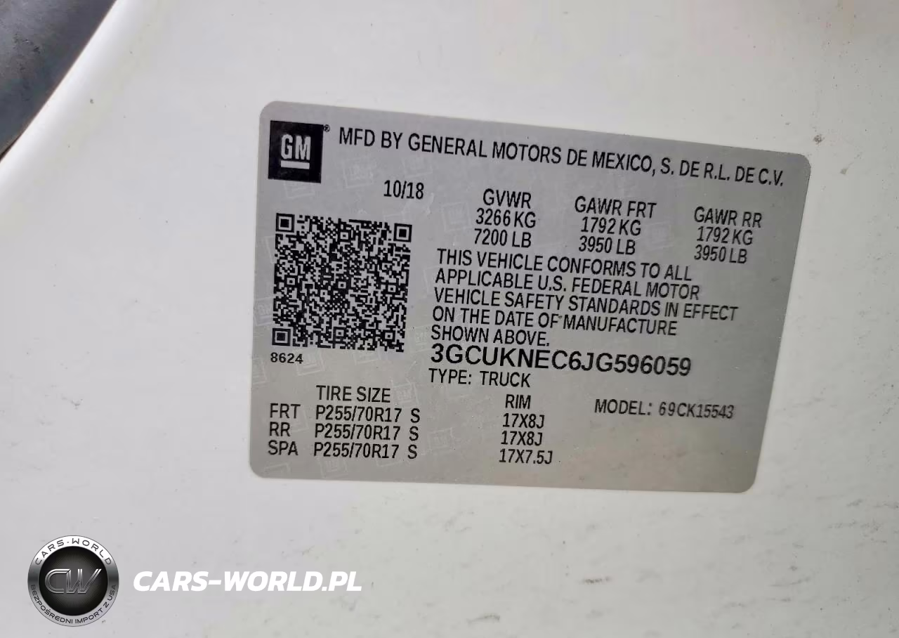 2018 Chevrolet Silverado K1500 VIN:3GCUKNEC6JG596059 - 12