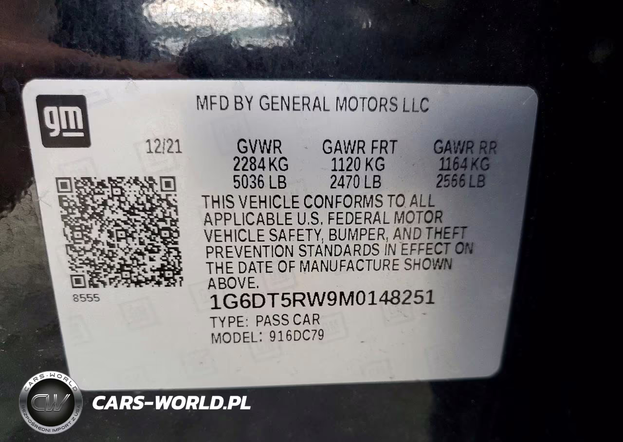 2021 Cadillac Ct5 Premium Luxury VIN:1G6DT5RW9M0148251 - 12