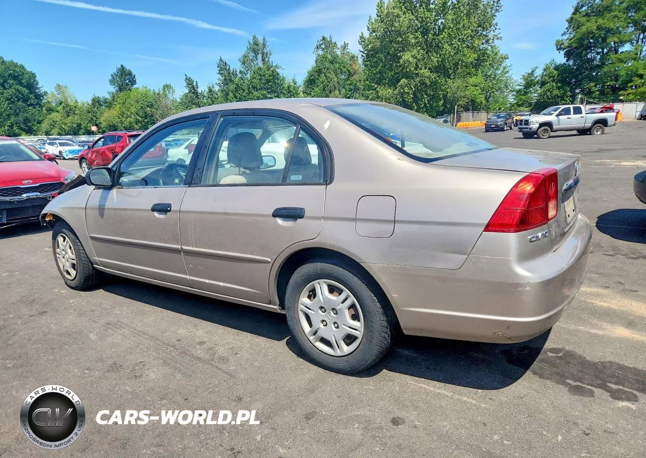 2001 Honda Civic Lx VIN:2HGES16561H600688 - 2