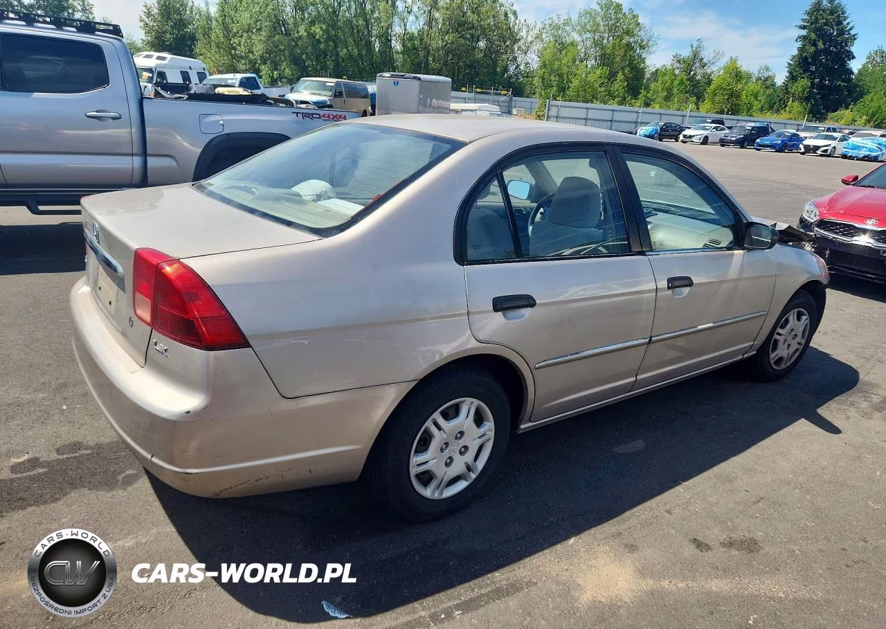 2001 Honda Civic Lx VIN:2HGES16561H600688 - 3