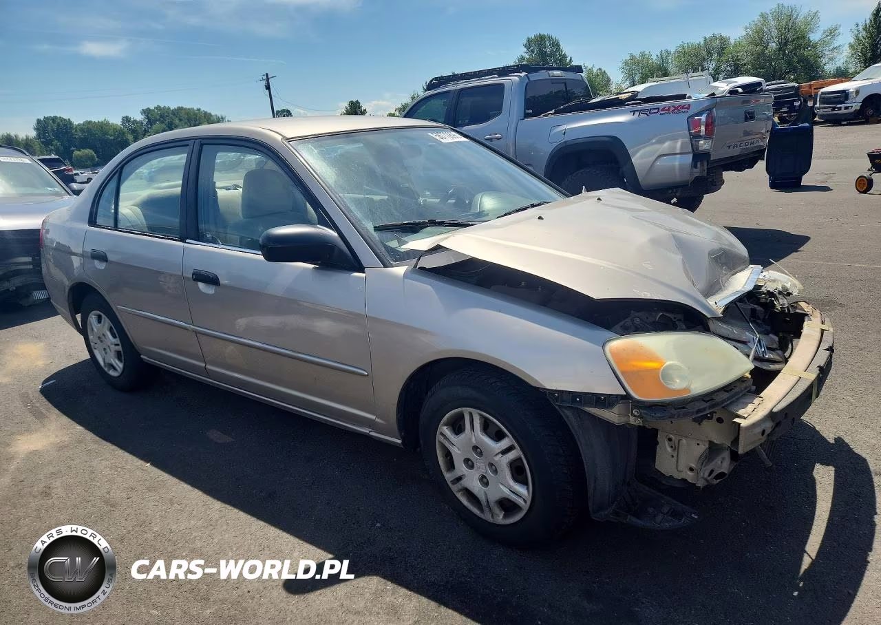 2001 Honda Civic Lx VIN:2HGES16561H600688 - 4