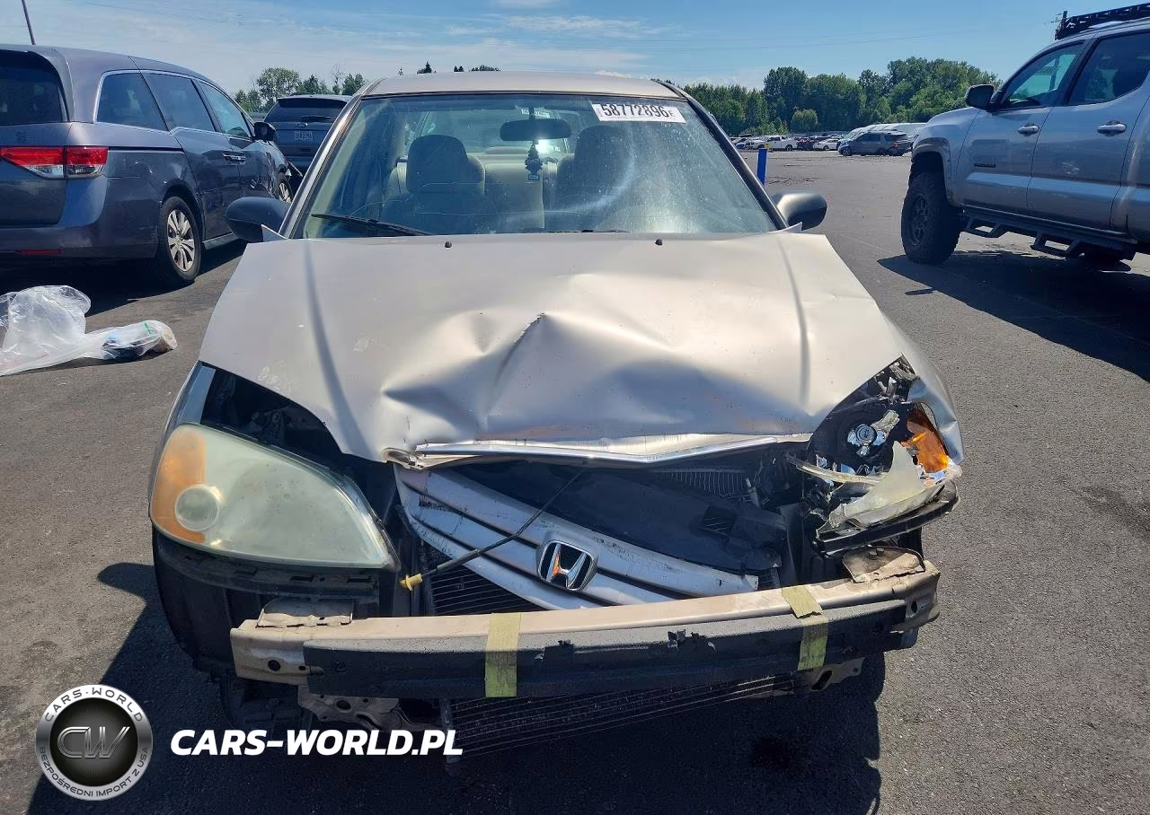 2001 Honda Civic Lx VIN:2HGES16561H600688 - 5