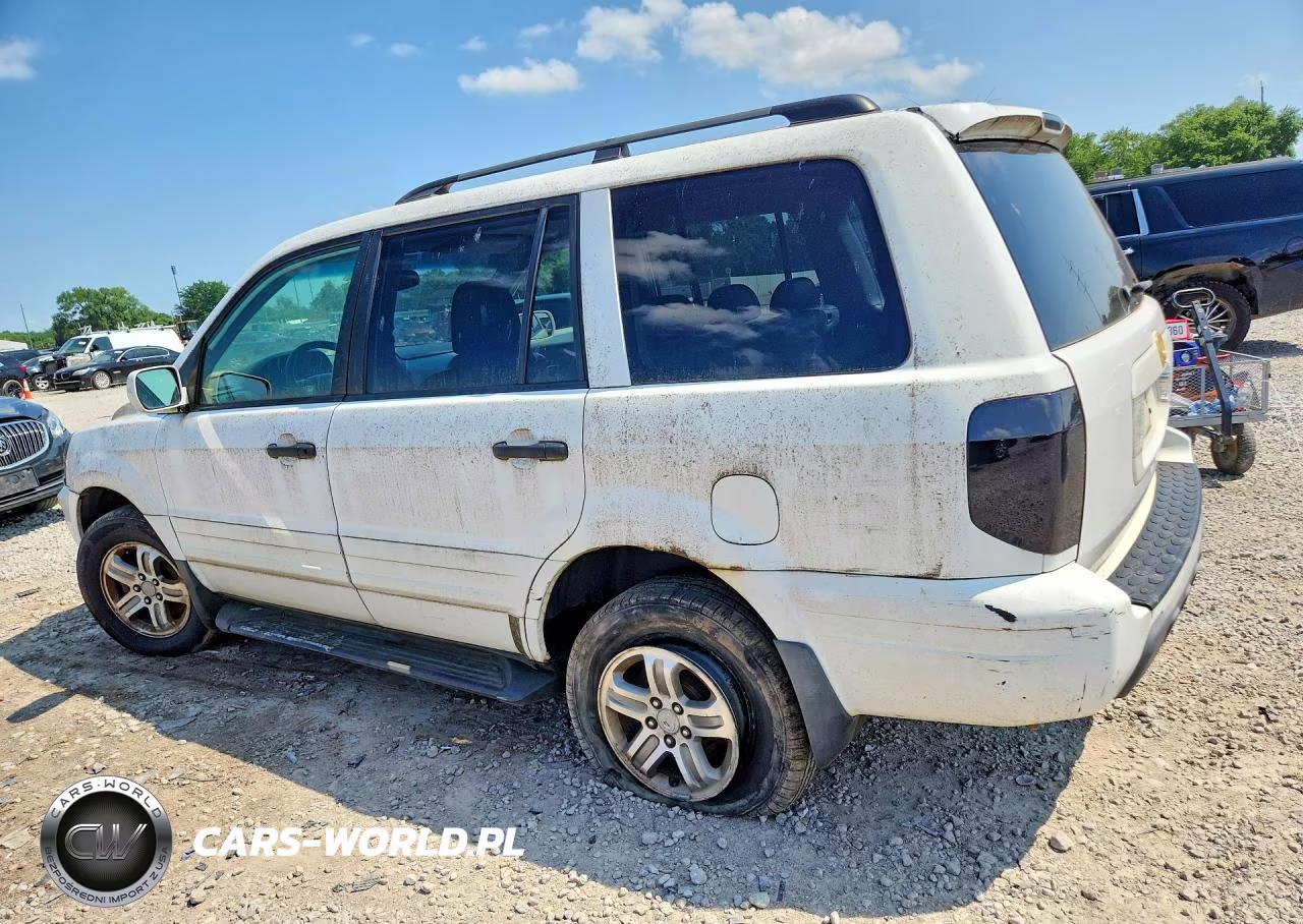 2003 Honda Pilot Exl VIN:2HKYF18623H556964 - 2