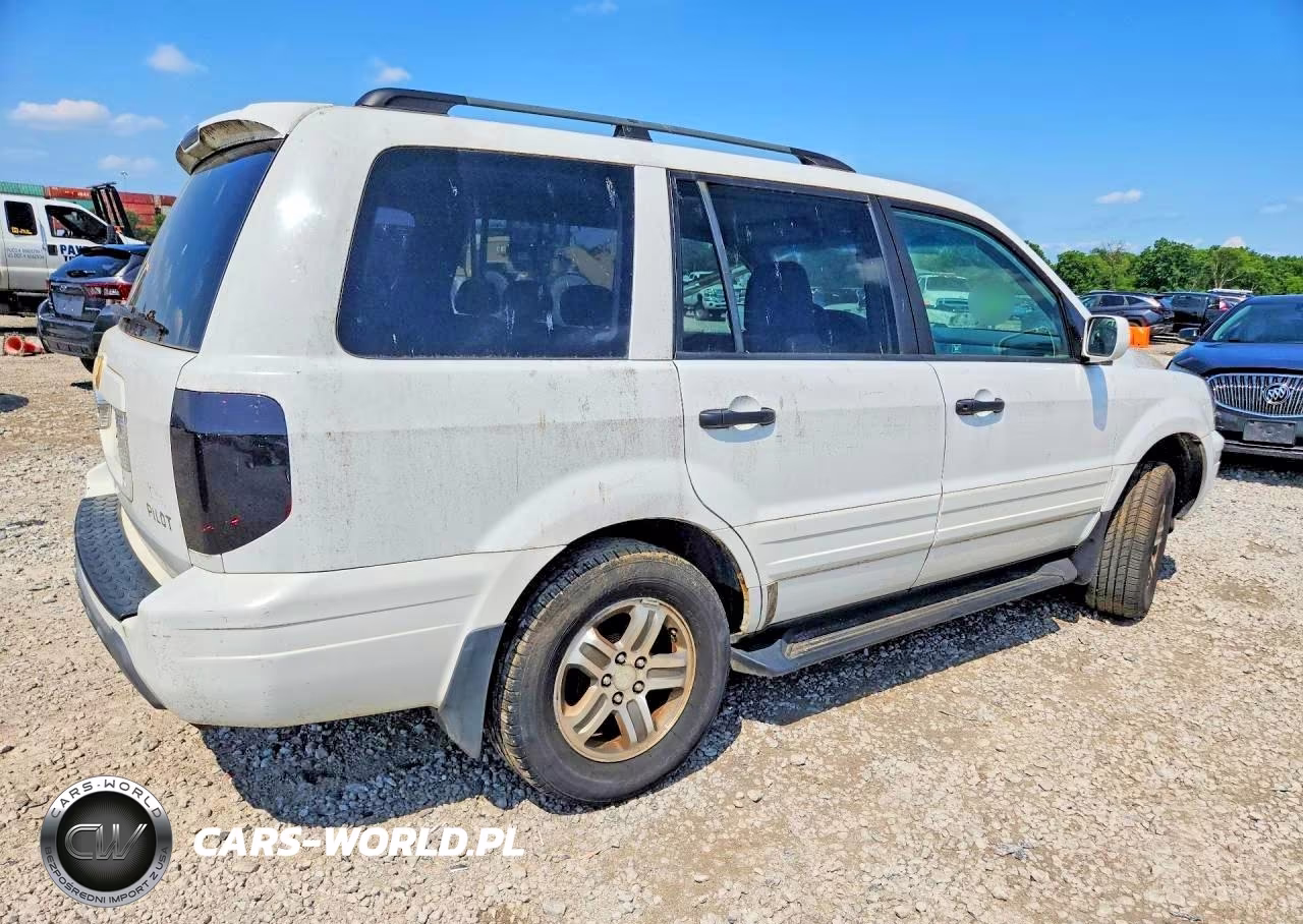 2003 Honda Pilot Exl VIN:2HKYF18623H556964 - 3