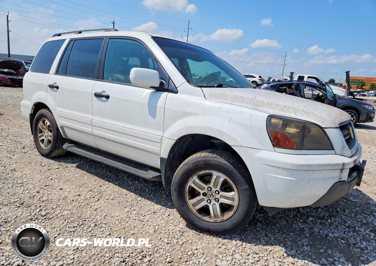 2003 Honda Pilot Exl VIN:2HKYF18623H556964 - 4