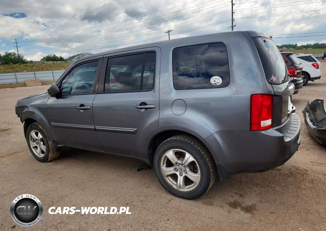 2013 Honda Pilot Exln VIN:5FNYF4H7XDB024288 - 2