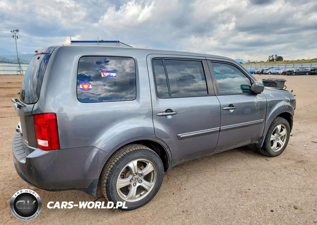 2013 Honda Pilot Exln VIN:5FNYF4H7XDB024288 - 3
