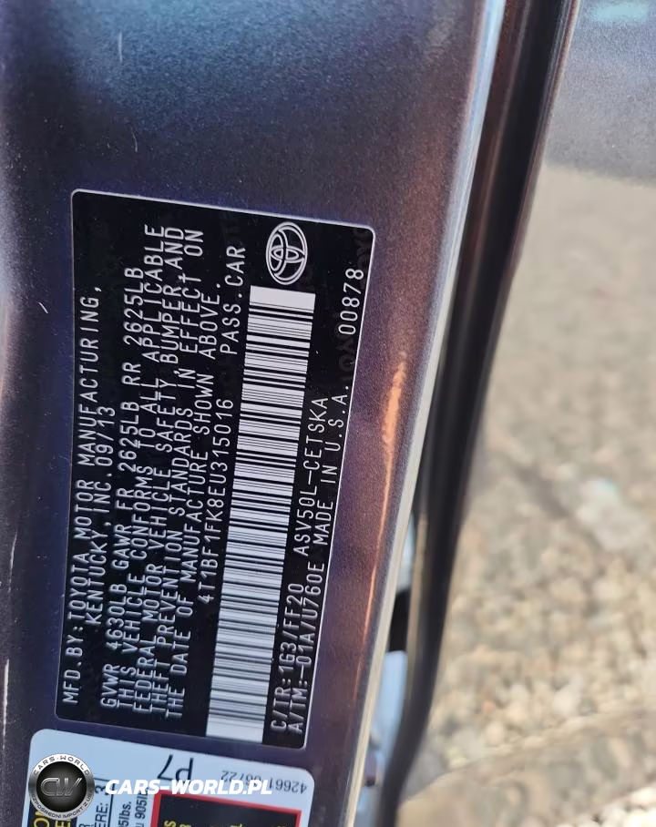 2014 Toyota Camry Se VIN:4T1BF1FK8EU315016 - 12