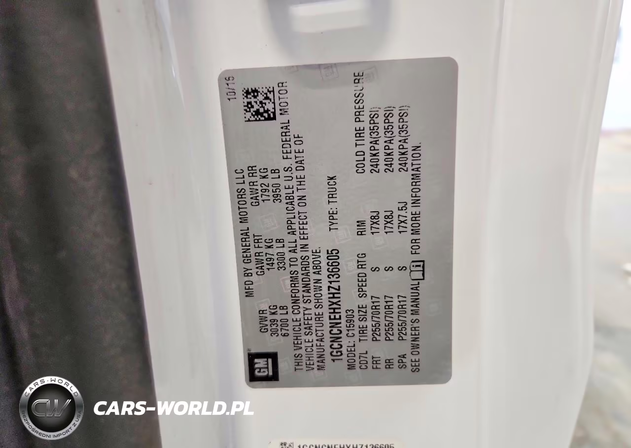 2017 Chevrolet Silverado C1500 VIN:1GCNCNEHXHZ136605 - 12