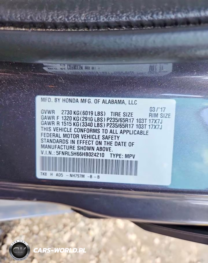 2017 Honda Odyssey Exl VIN:5FNRL5H66HB024210 - 13