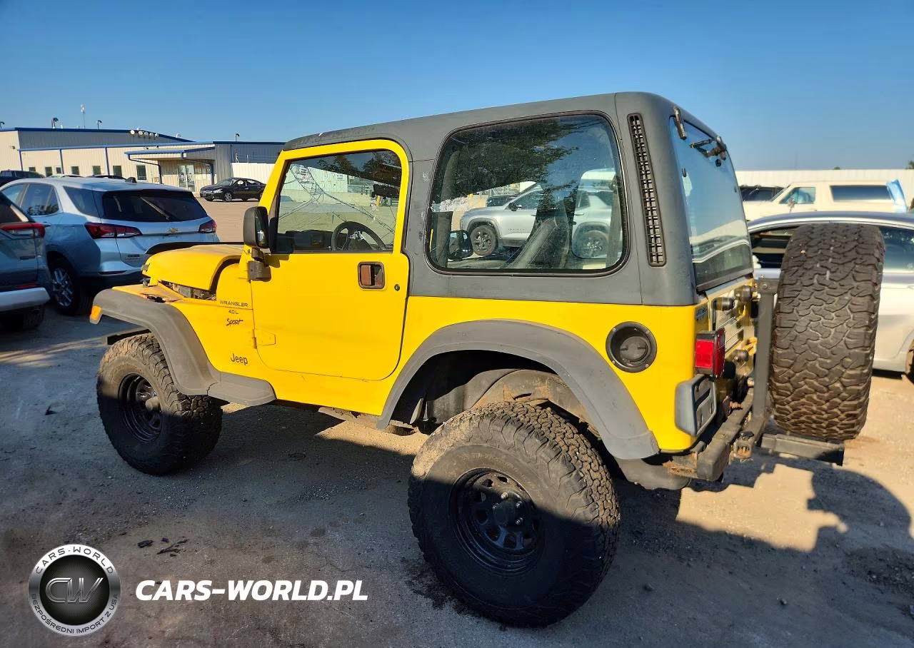 2000 Jeep Wrangler - Tj Sport VIN:1J4FA49S1YP774452 - 2
