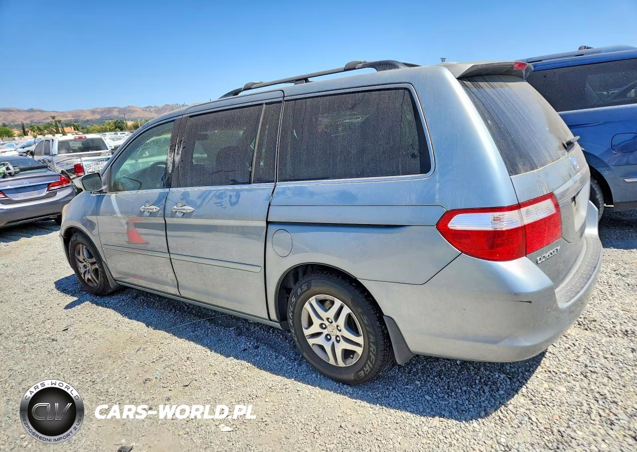 2007 Honda Odyssey Exl VIN:5FNRL38797B002777 - 2