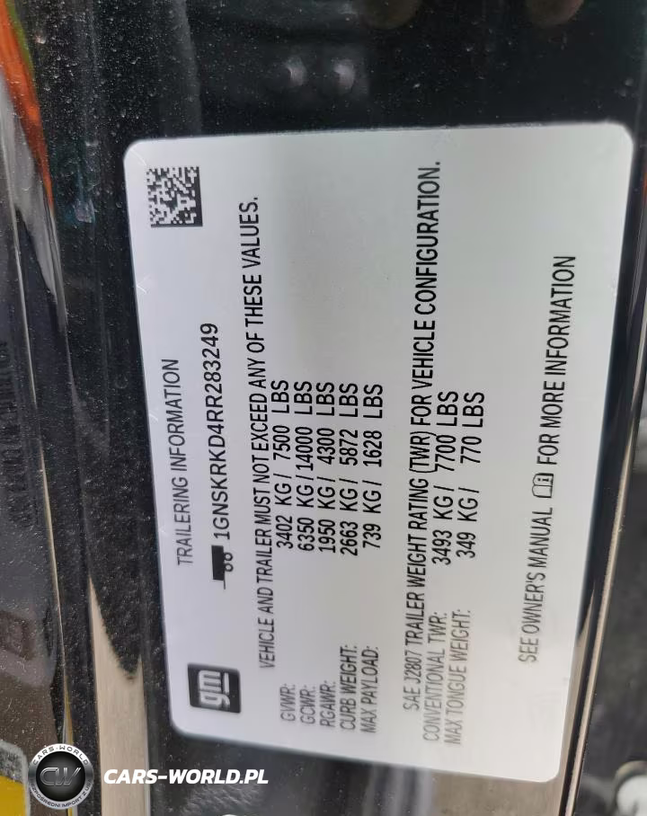 2024 Chevrolet Tahoe K1500 Rst VIN:1GNSKRKD4RR283249 - 13