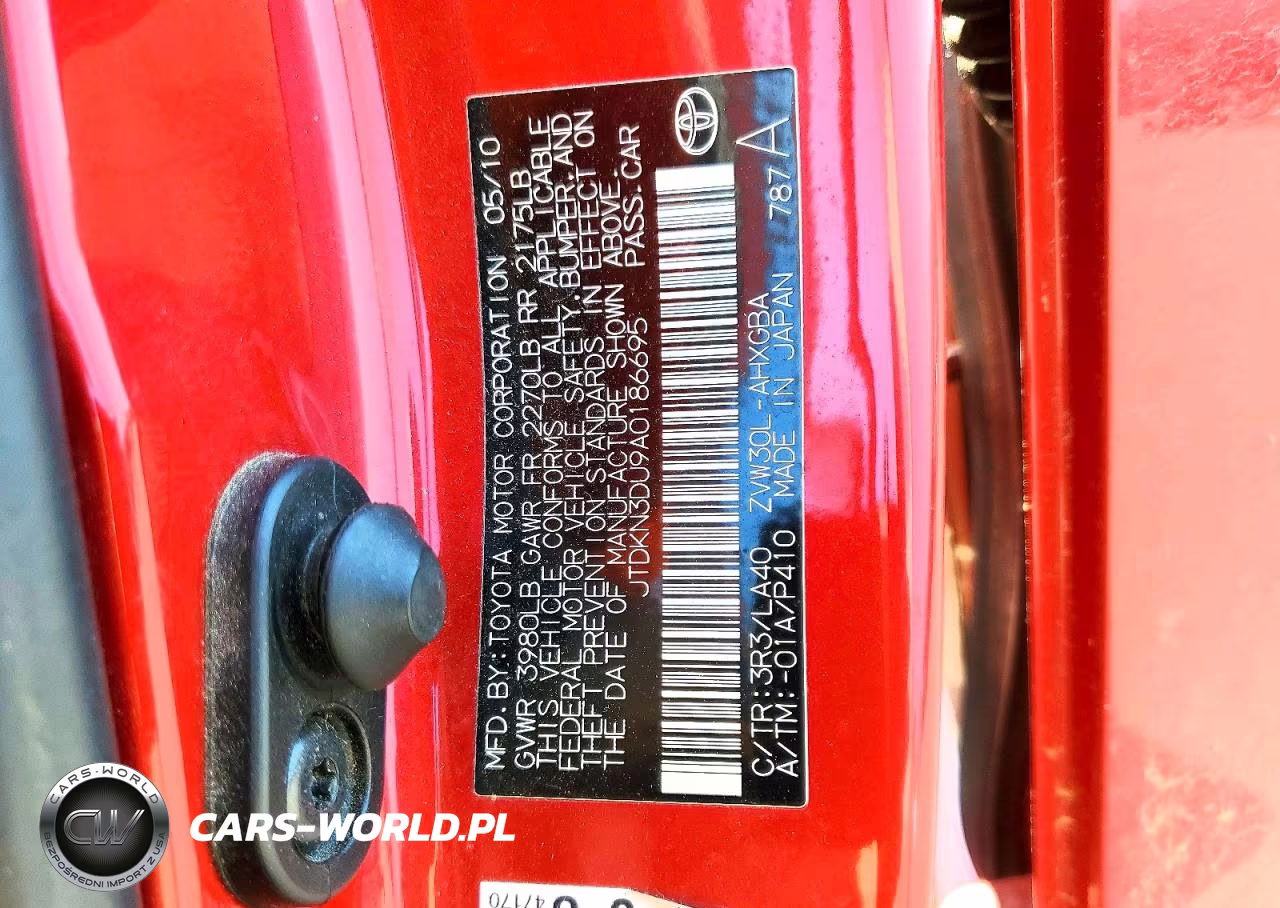 2010 Toyota Prius Iv VIN:JTDKN3DU9A0186695 - 12
