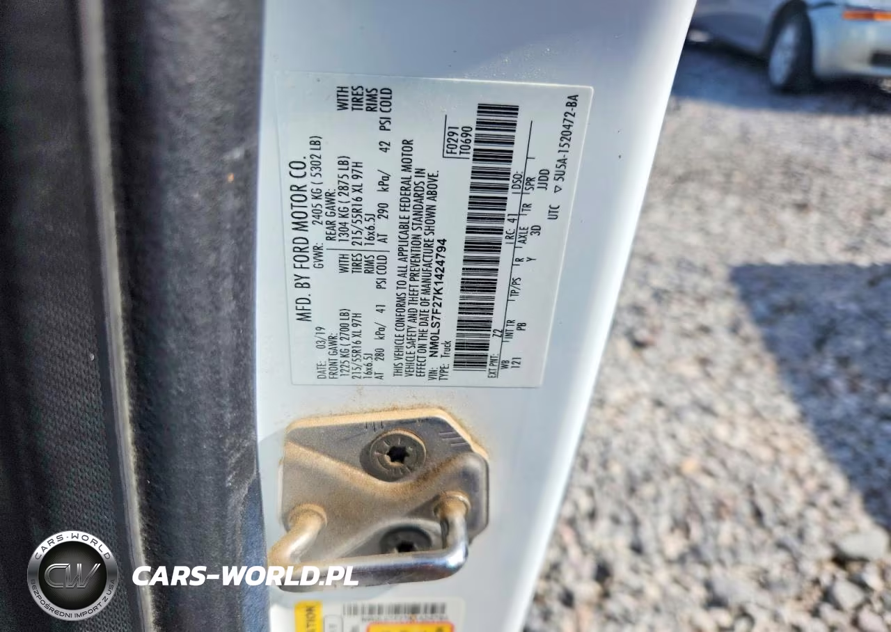 2019 Ford Transit Connect Xlt VIN:NM0LS7F27K1424794 - 12