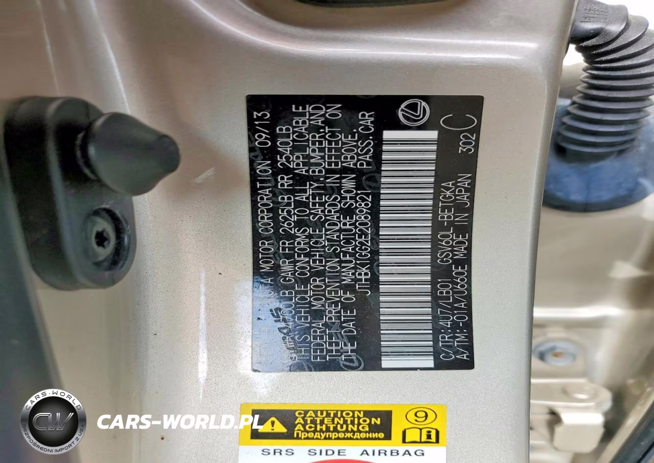 2014 Lexus Es 350 VIN:JTHBK1GG2E2089821 - 12