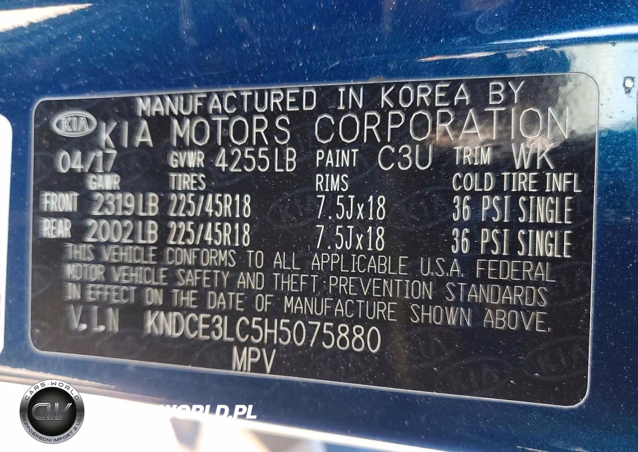 2017 Kia Niro Touring VIN:KNDCE3LC5H5075880 - 13
