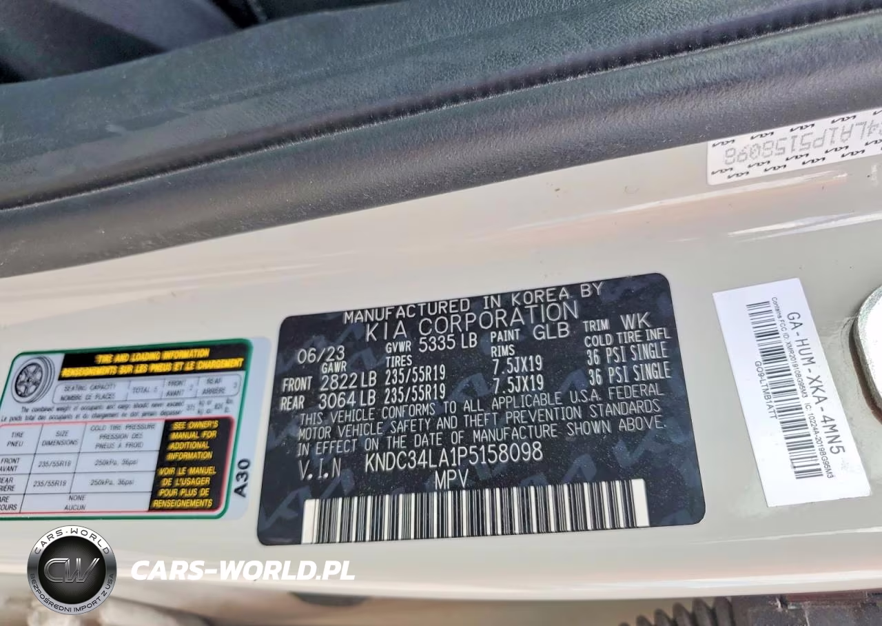2023 Kia Ev6 Wind VIN:KNDC34LA1P5158098 - 13