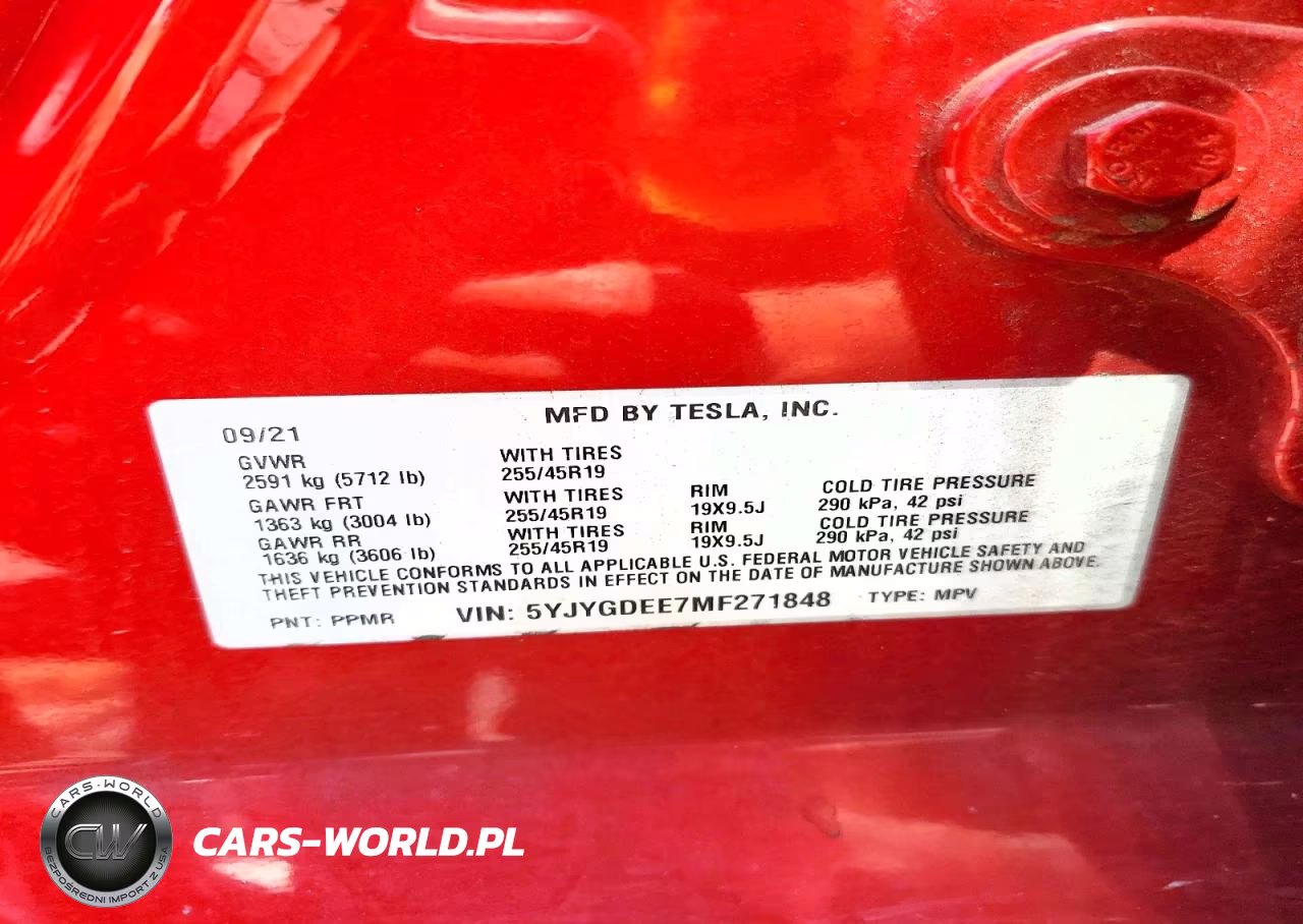 2021 Tesla Model Y VIN:5YJYGDEE7MF271848 - 13