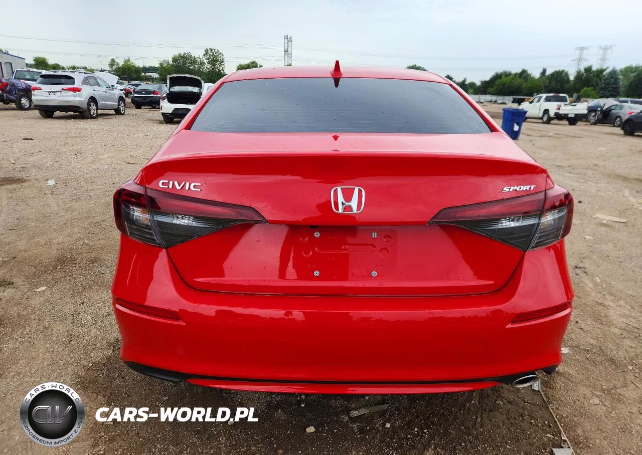 2025 Honda Civic Sport VIN:2HGFE2F55SH572854 - 6