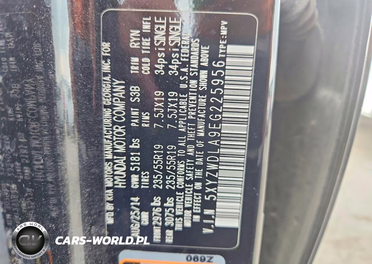 2014 Hyundai Santa Fe Sport 2.0T VIN:5XYZWDLA9EG225956 - 13